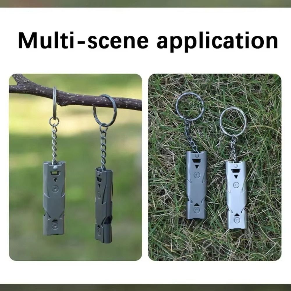 Emergency Whistle Loud - Multifunktionale Notfall-Überlebenspfeife mit lautem Klang, leicht,