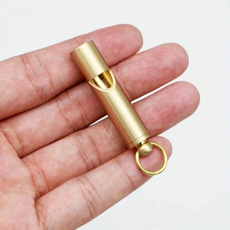 Emergency Whistle Loud - Robuste Laute Notfall-Überlebenspfeife Goldene Konstruktion Klarer