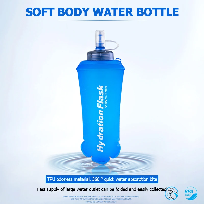 250 ml 500 ml 750 ml Tragbare  – Water Bag Collapsible Bewertung und Preis