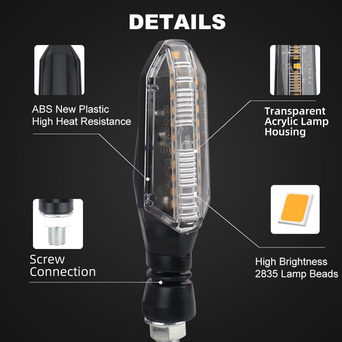 2 Stück Motorrad LED Blinker L – Sos Light Strobe Bewertung und Preis